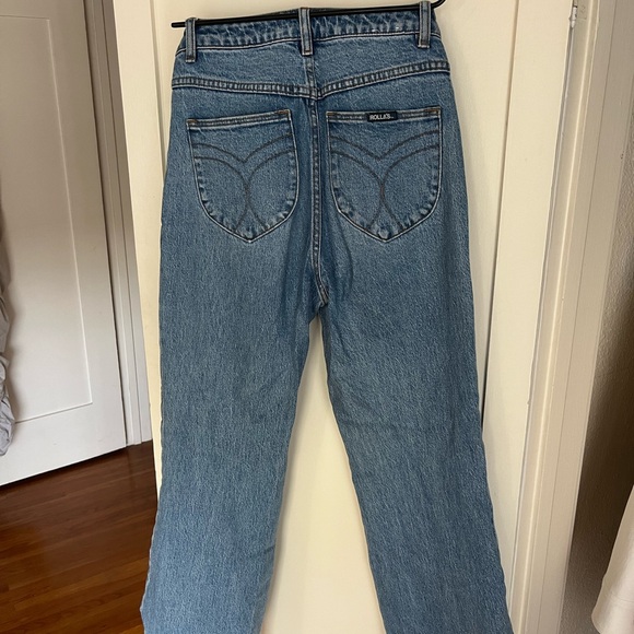 Rollas Eastcoast crop Flare high rise jeans - Picture 3 of 3